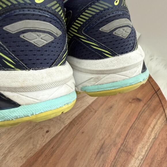 ASICS Running Shoes Womens Size 7 Navy Teal Gel DuoMax AHAR Guidance Line T6A8N - Picture 13 of 16